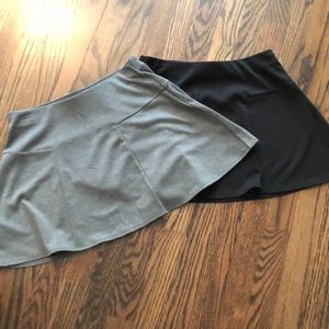 Two trendy skater skirts